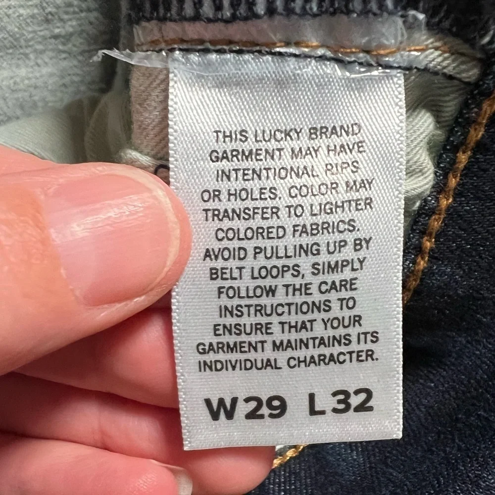 Lucky Brand Men’s 411 Athletic Taper Advanced Stretch Jeans Size 29x32 Dark Wash